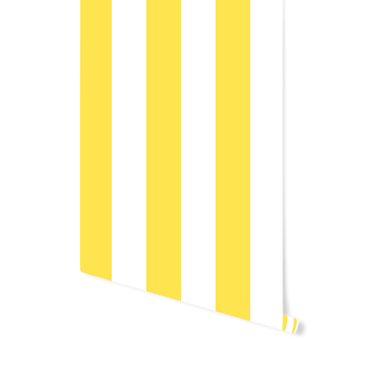 Yellow Stripes eco wallpaper