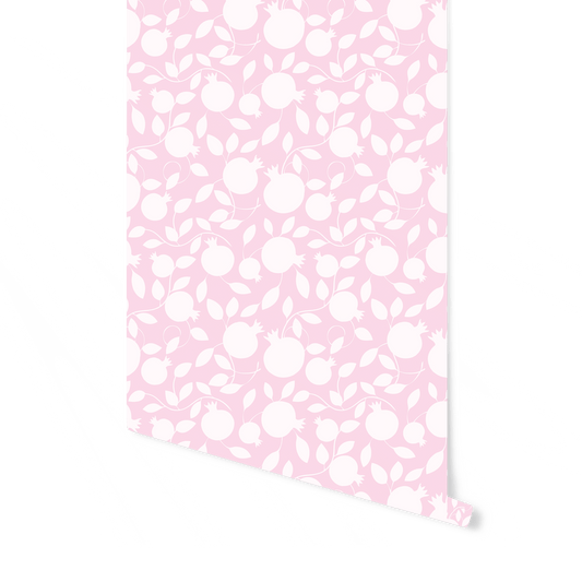 Pomegranate Pink eco wallpaper