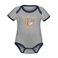  heather grey/navy