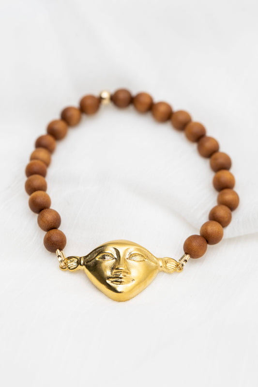 Hathor Harmony Bracelet - Sandalwood