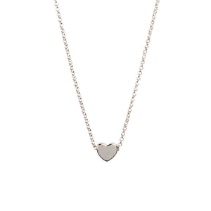 Heart Choker - Rose Gold and Silver