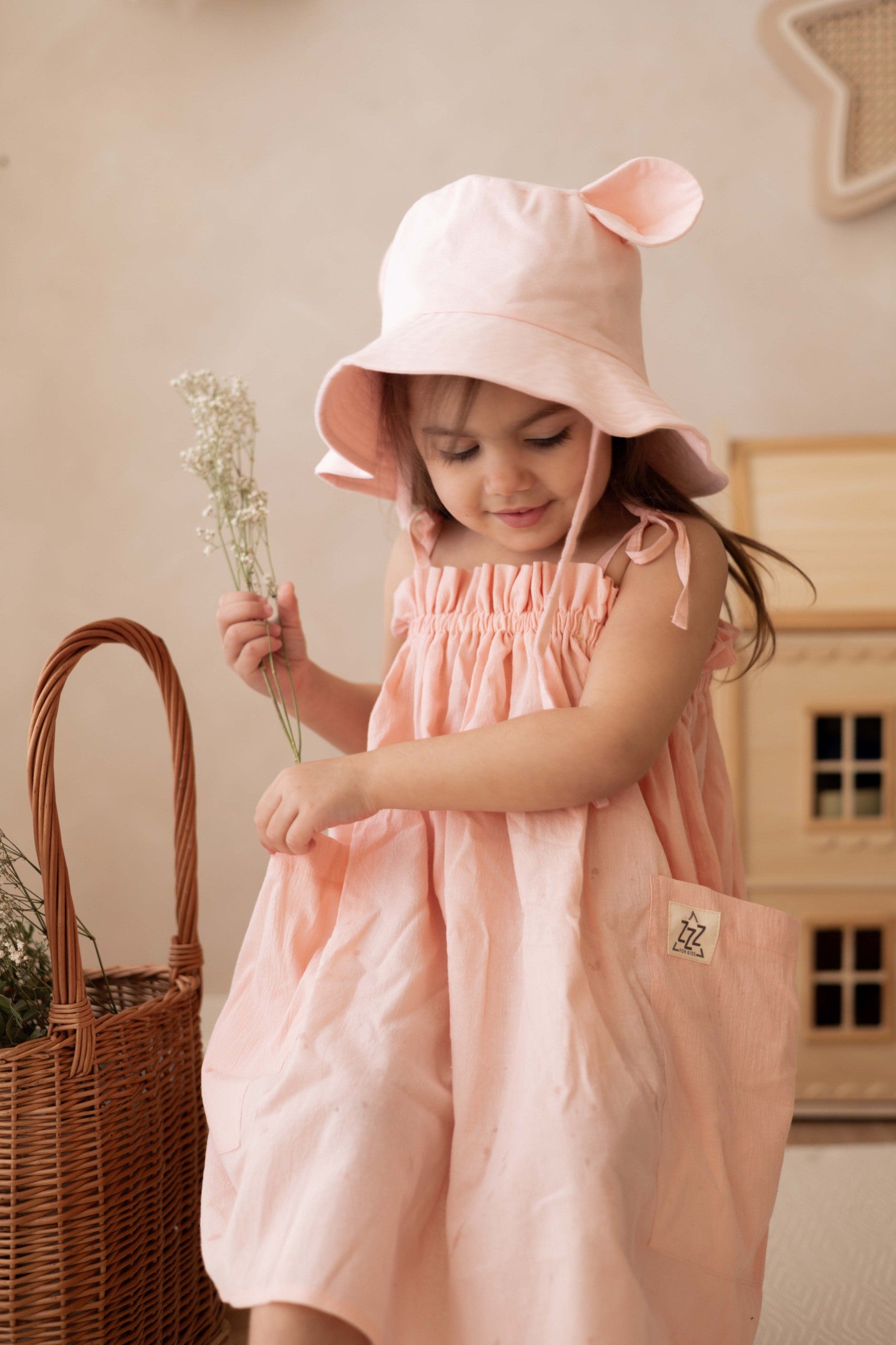 Kids Dress Milka – Peach