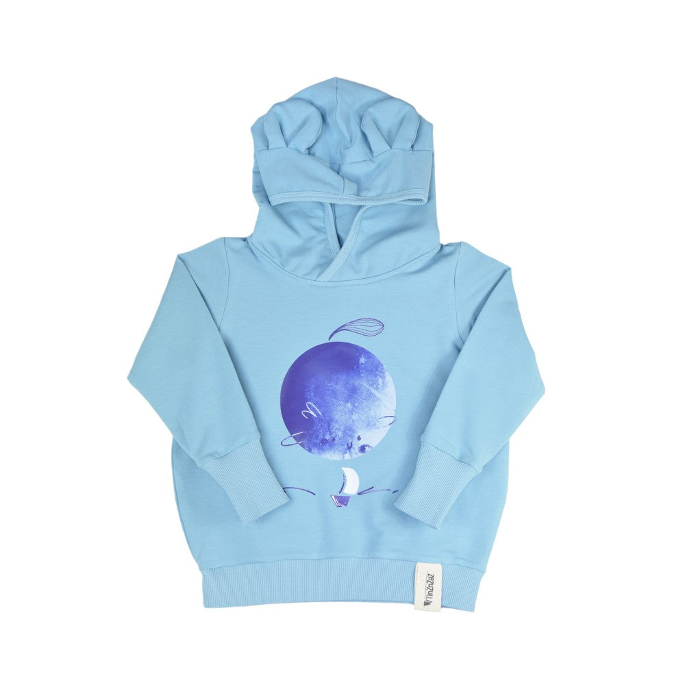 Kids Hoodie with Ears - Moon