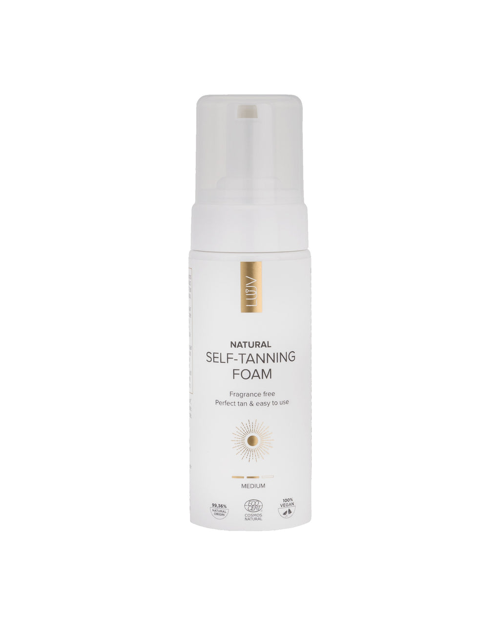 Natural Self Tanning Foam Medium COSMOS, 150ml