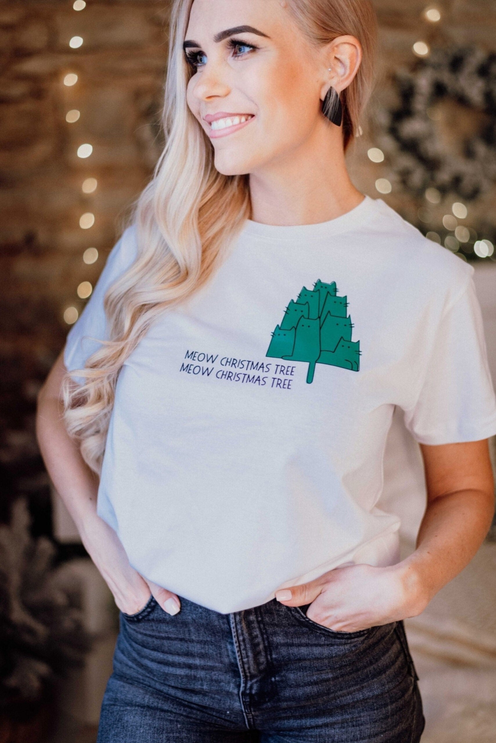 T-Shirt Christmas Meow 